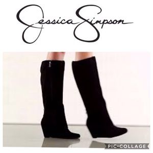 JESSICA SIMPSON 'Rallie' wedge boots